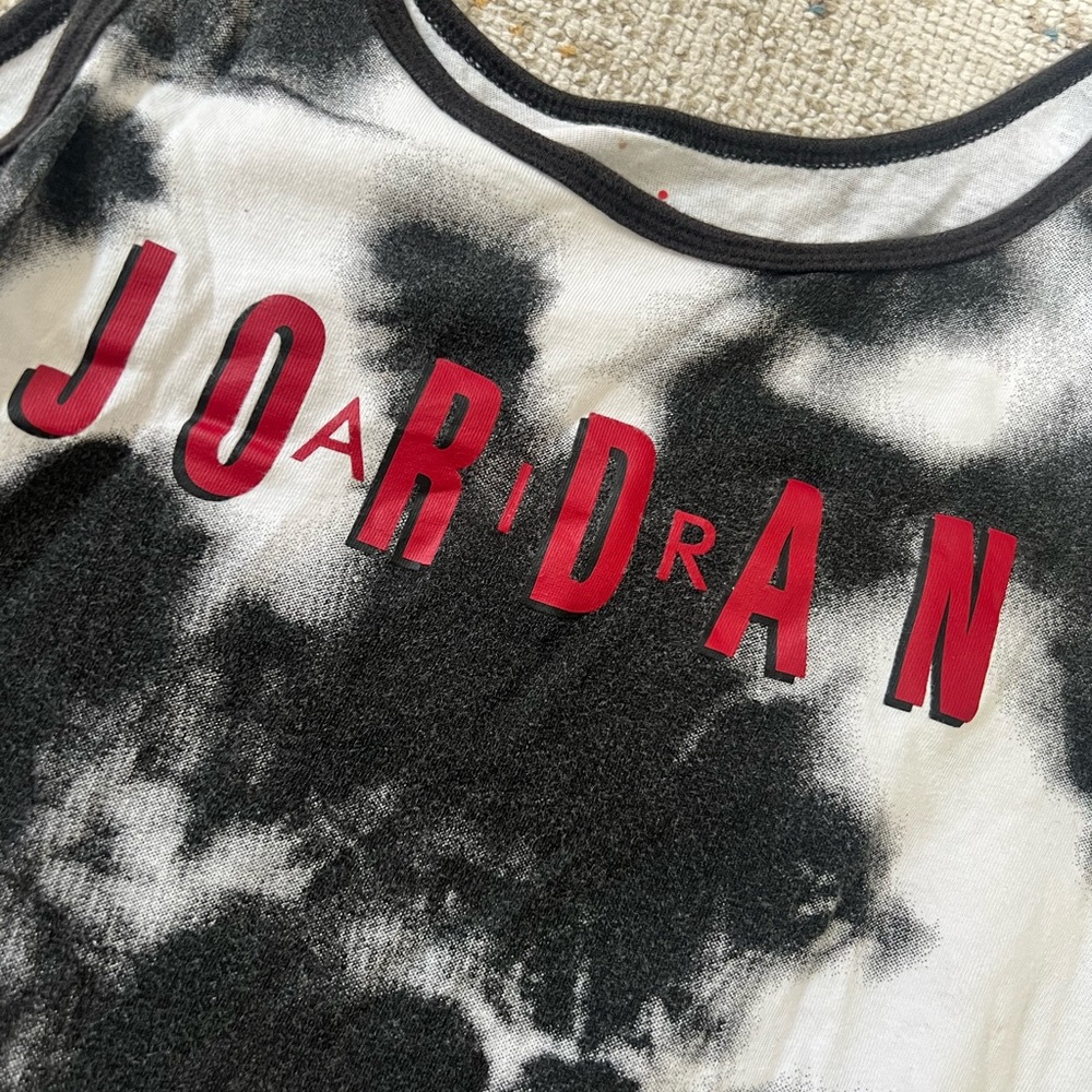 Jordan Black and White Tie-Dye Jumpsuit - Picture 4 of 7